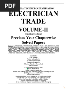 Madxabhi Electrician Trade Chapterwise Solved Papers English Medium