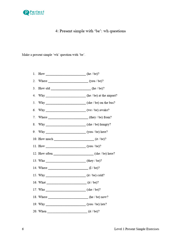 Pages from present simple exercises | PDF | Grammar | Language Mechanics