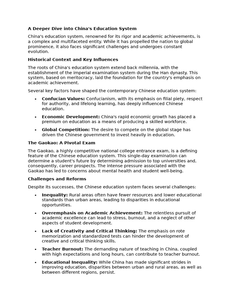 A Deeper Dive Into China PDF China World Politics