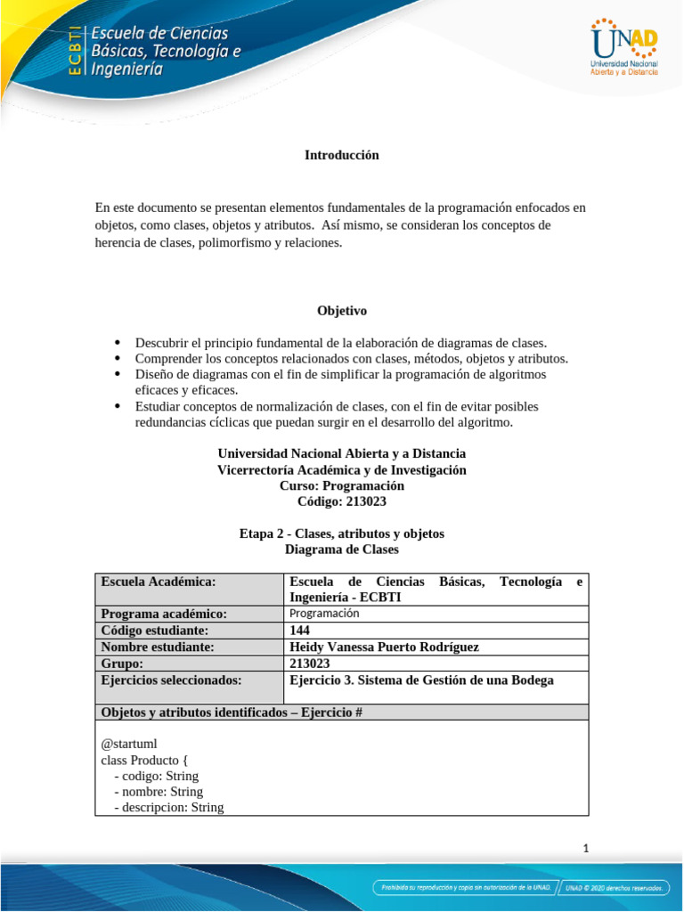 Clases y Objetos en Programación OOP | PDF | Lenguaje de modelado ...