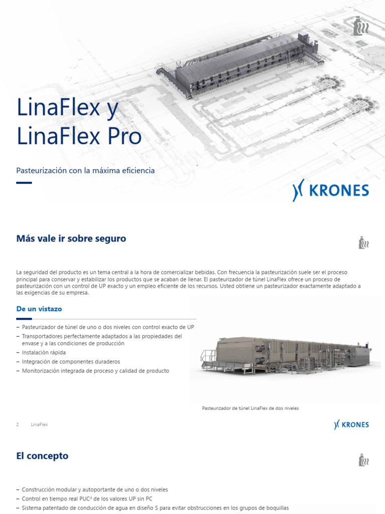 Pasteurización Eficiente con LinaFlex | PDF | Agua | Cogeneración