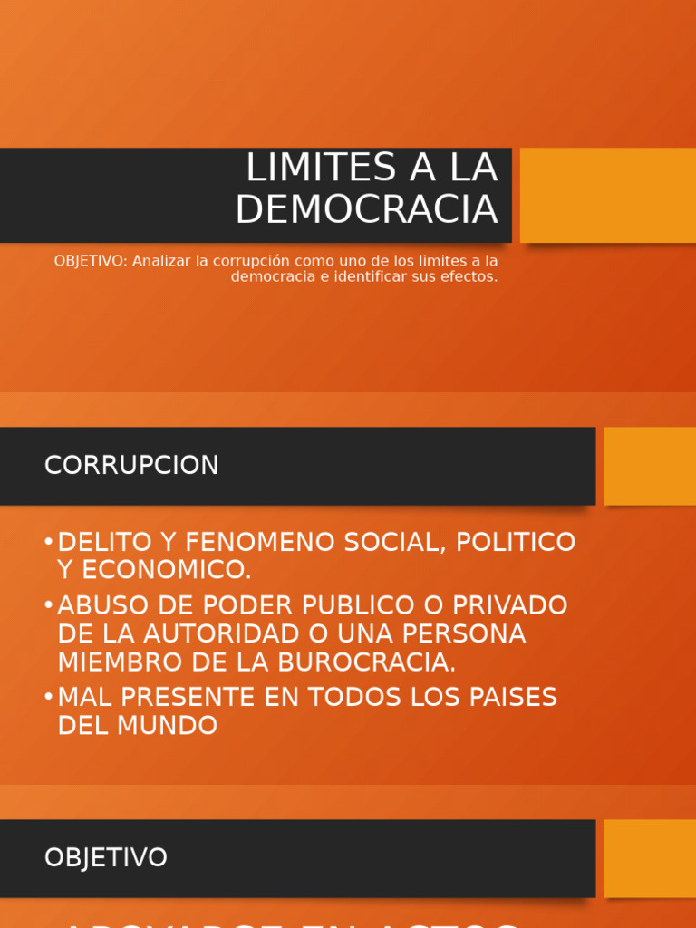 Limites a La Democracia | PDF
