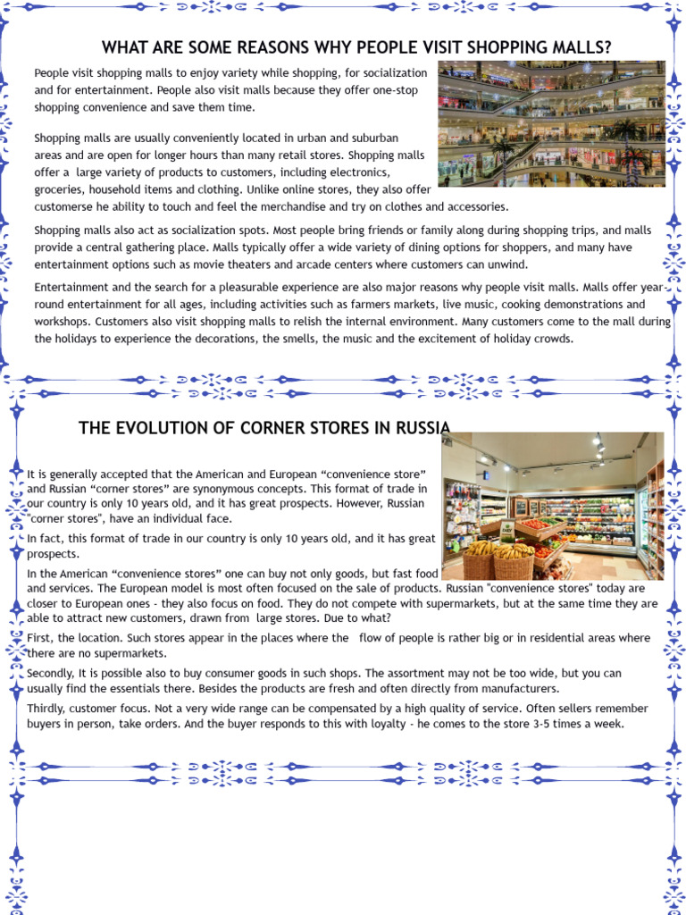 Malls_and_corner_shops | PDF | Convenience Store | Retail