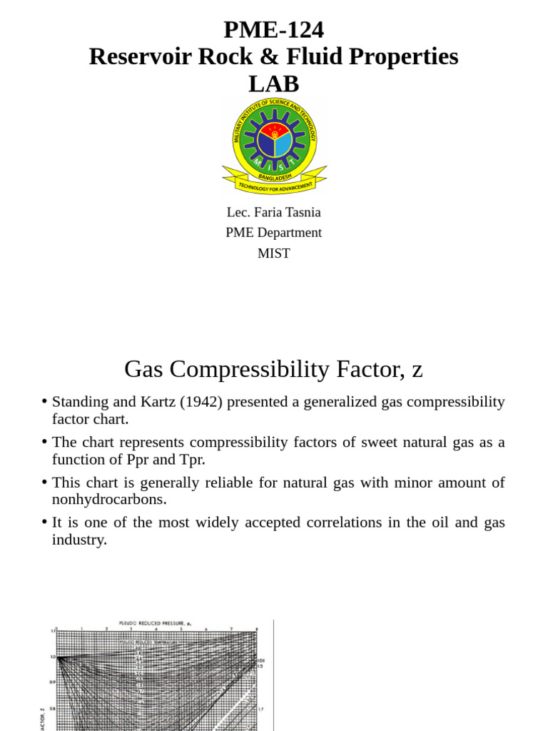 Lec - 4 (Determination of Z Factor) | PDF | Gases | Pressure
