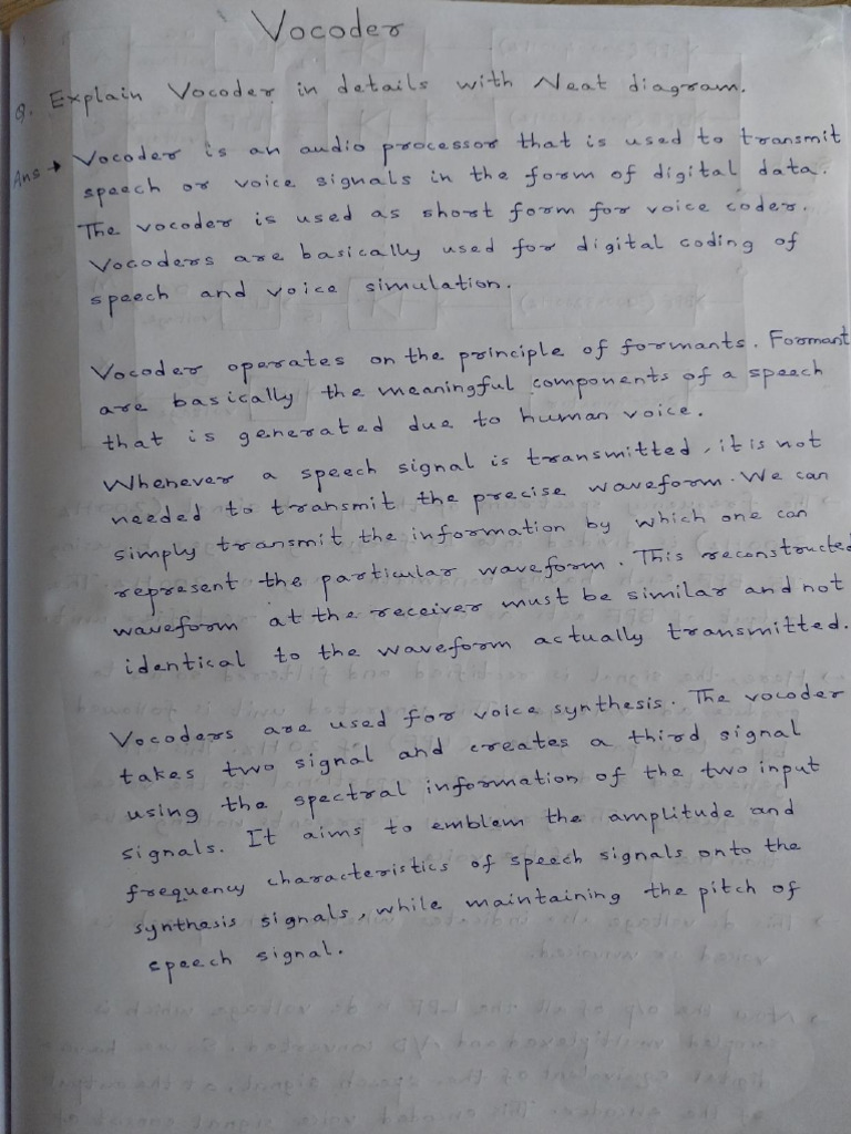 Dsp Vocoder Shitikantha Nanda Pdf