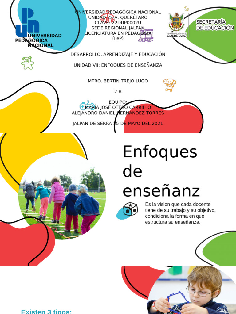 Enfoques de Enseñanza en Educación | PDF | Enseñando | Aprendizaje