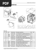 Washing Machine Exploded View & Parts List | PDF