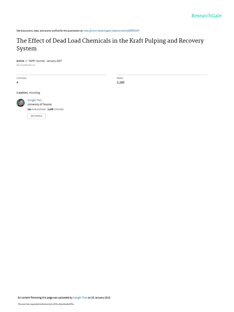 Enhancing Causticizing Efficiency in Kraft Pulping | PDF | Pulp (Paper ...