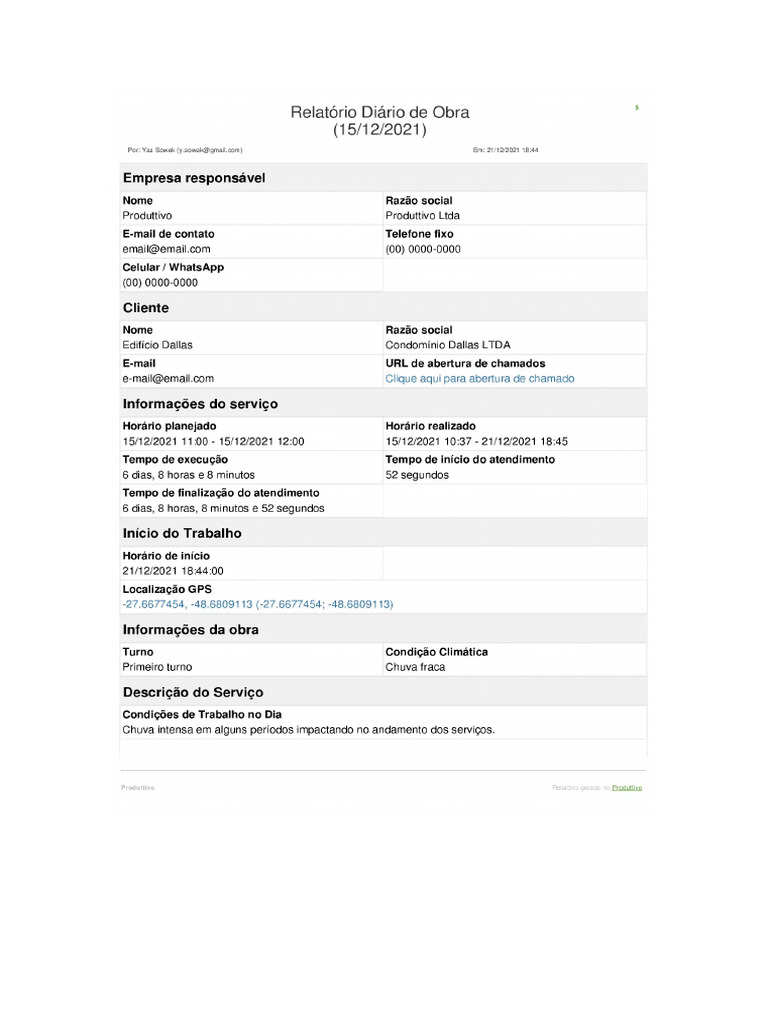 MODELO RDO1 | PDF