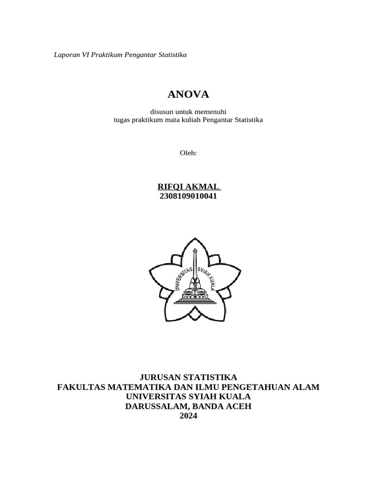 Uji ANOVA Pengaruh Suhu pada Rendemen | PDF