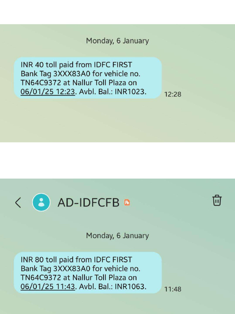 PADINALLUR TOLL-120rs | PDF