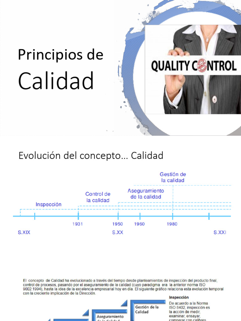 Gestión de Calidad Total y Mejora Continua | PDF | Calidad (comercial ...