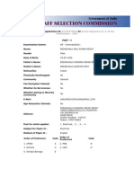 Application Details of Registration