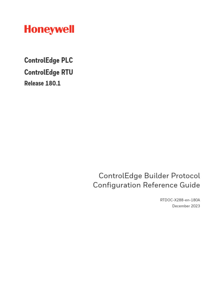 ControlEdge RTU Configuration Guide | PDF | Ip Address | Port (Computer ...