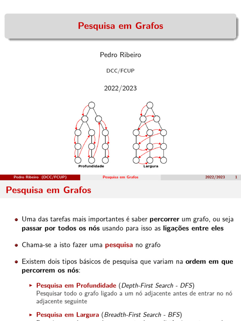 Pesquisa em Grafos com C++ | PDF | Teoria dos Gráficos | Combinatória