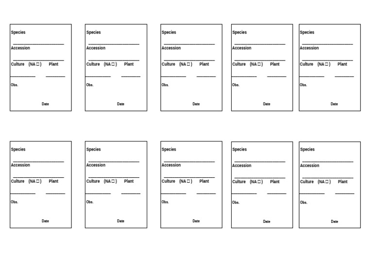 Seed Bag Labels | PDF