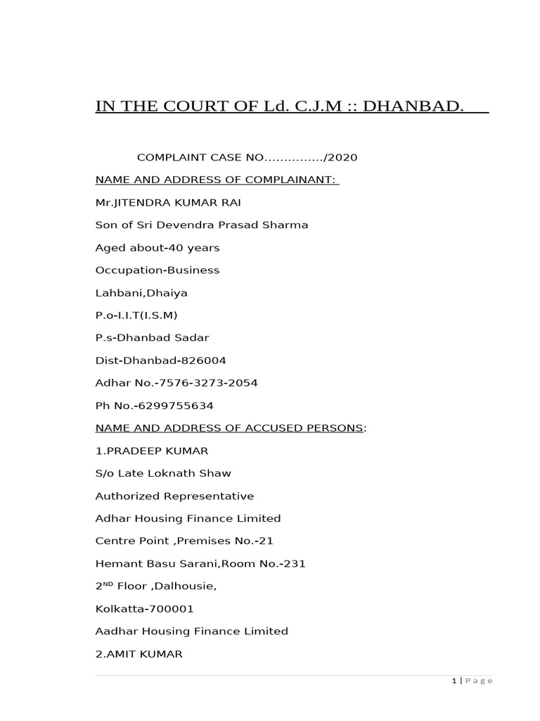Jitendra Kumar Rai 2 | PDF | Cheque | Justice