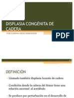 DISPLASIA CONGÉNITA DE CADERA