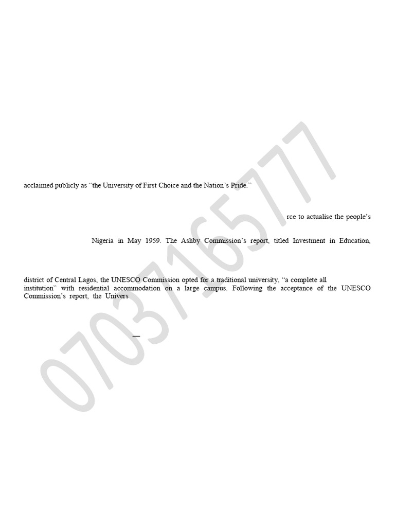 UNILAG Post-UTME Prep Guide | PDF | Nigeria