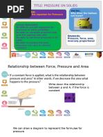 Pressure, Force, and Area Triangle Guide | PDF | Area | Force