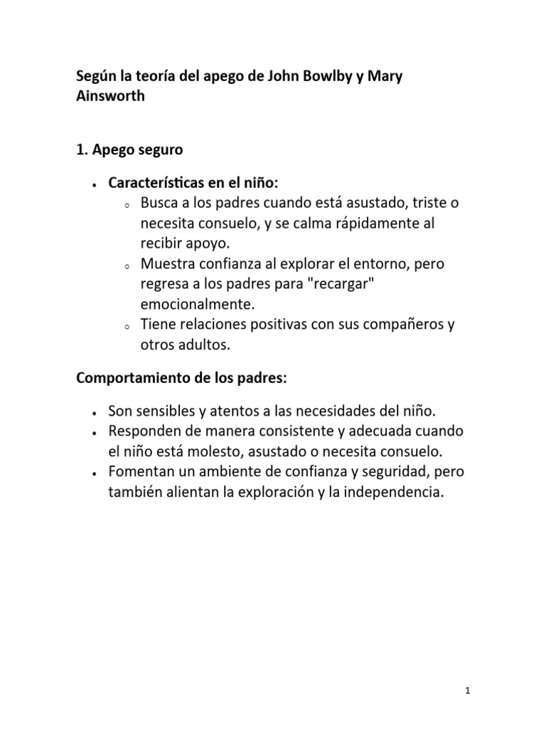 TIPOS DE APEGO IN ENGLISH visual data 5