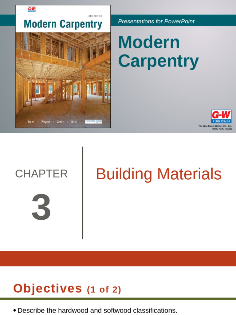 Modern Carpentry: Building Materials Guide | PDF | Lumber | Wood