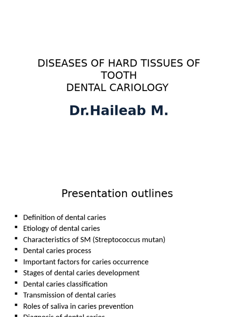 Understanding Dental Caries and Prevention | PDF | Tooth Enamel | Human ...