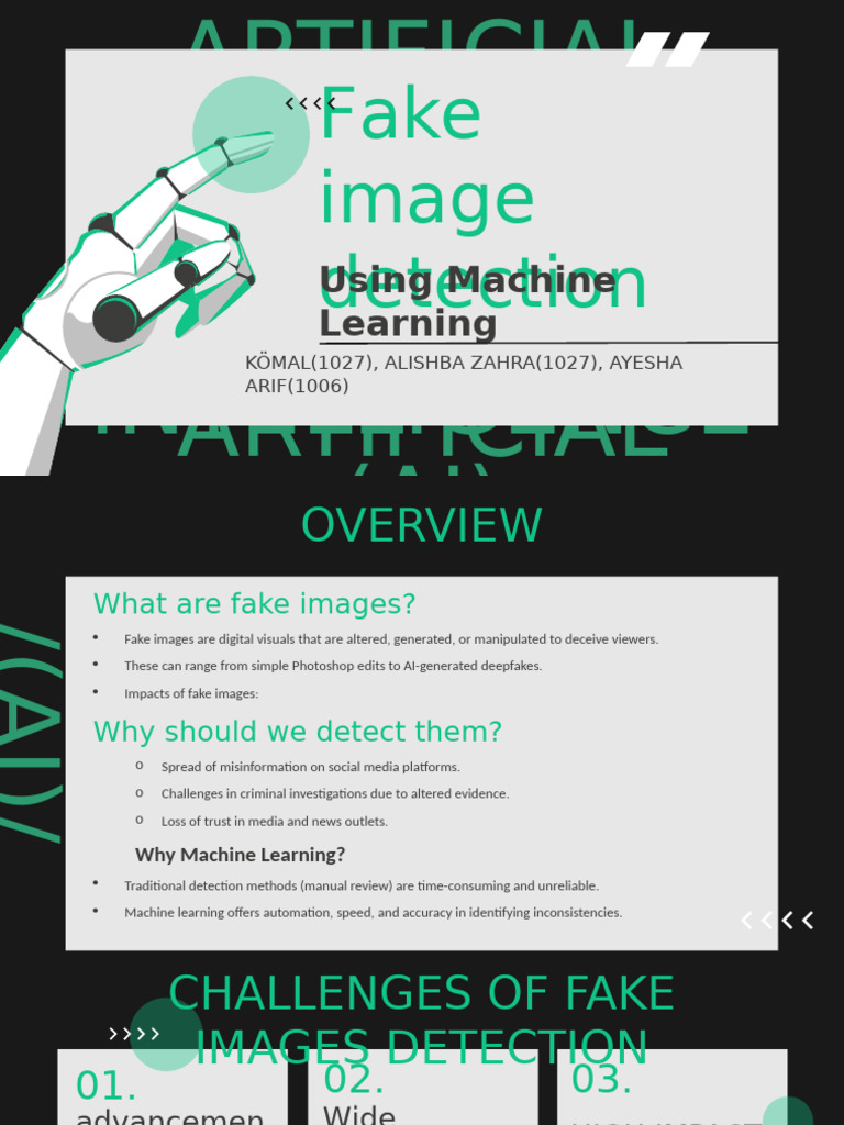 AI-Powered Fake Image Detection Guide | PDF | Machine Learning ...