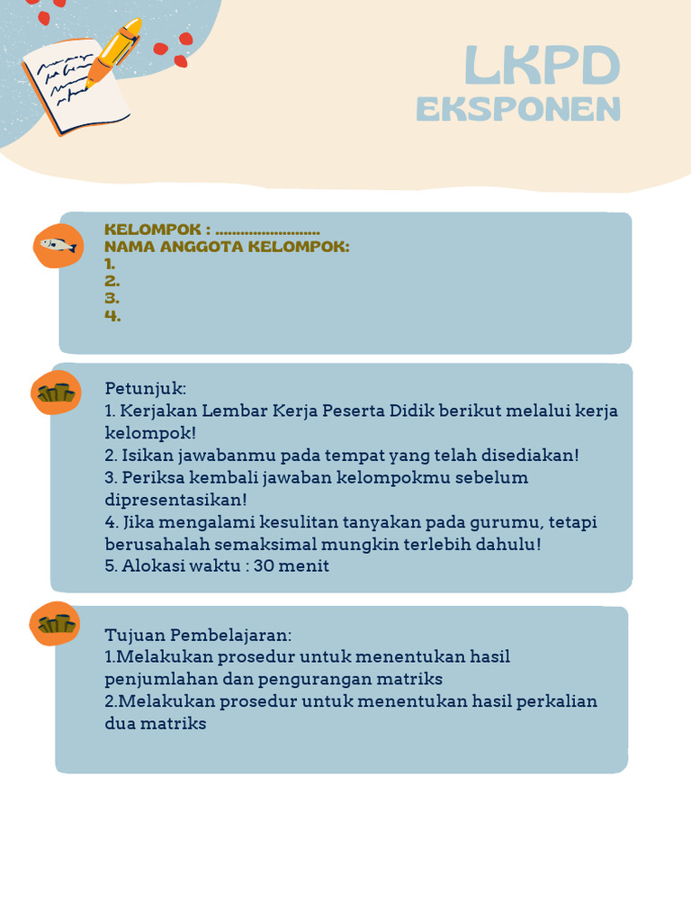 LKPD MATRIKS | PDF