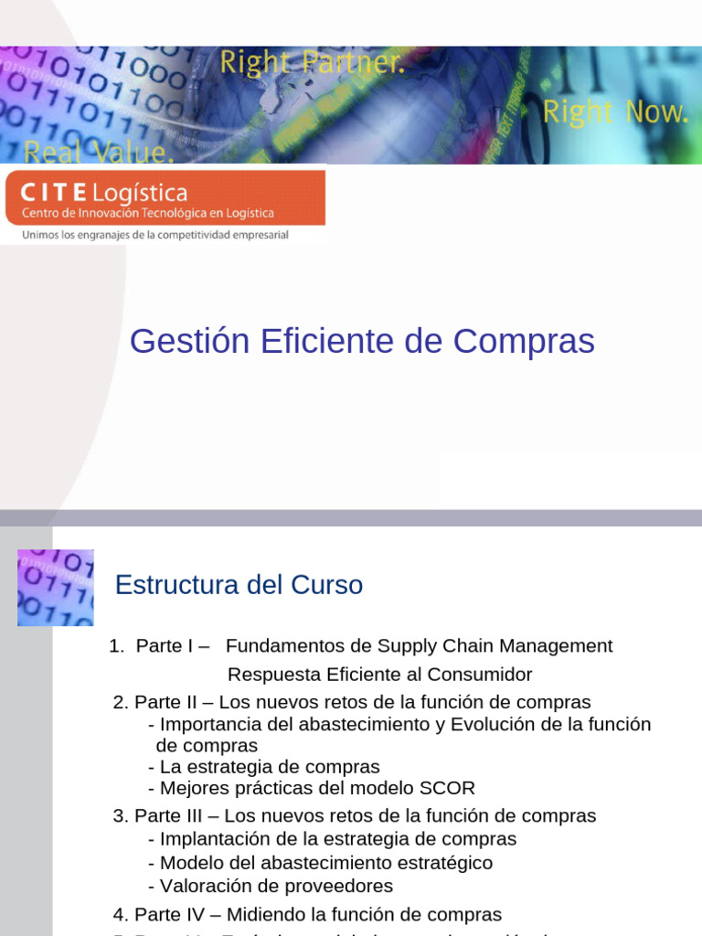 Gestion Eficiente de Compras 1227245451951950 8 | PDF | Logística ...