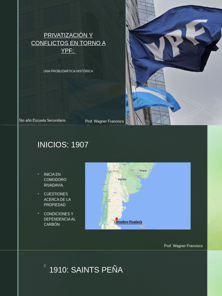 Privatización y Conflictos de YPF | PDF | Petróleo | Argentina