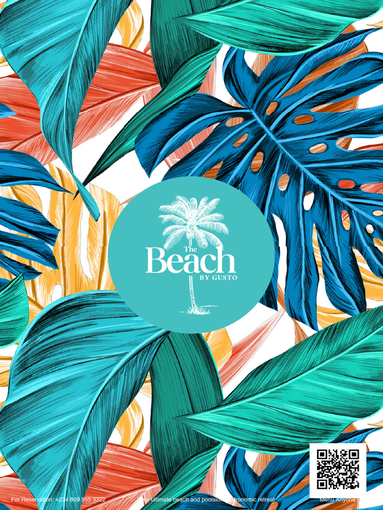 Gusto Beach Restaurant Menu Overview | PDF | Martini (Cocktail ...