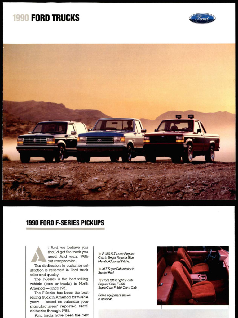 thumbnail interactive-video image 1 of 1983 Ford F-Series Pickup Truck Sales Brochure – F-150 F-250 F-350 – 22 Pages Original 1 of 3