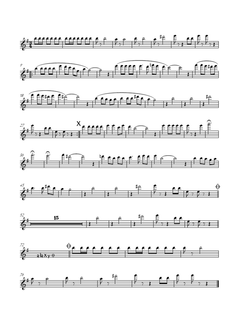 Flores Negras Banda Mm Score | PDF