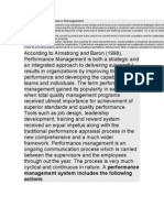Definition of Performance Management