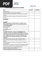 Oral Cavity Examination Checklist | PDF | Medical Specialties | Human ...