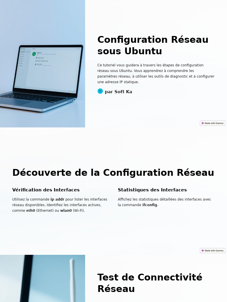 Configuration Réseau sous Ubuntu | PDF | Adresse IP | Système de noms ...