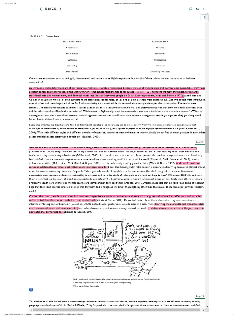 The Influence of Individual Differences 5 | PDF | Gender Role | Gender