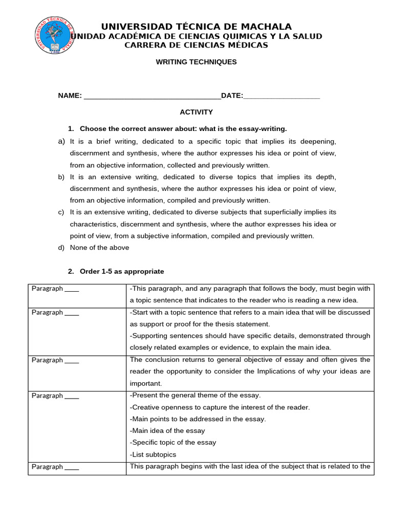 Writing techniques d2 2020 pdf essays human communication