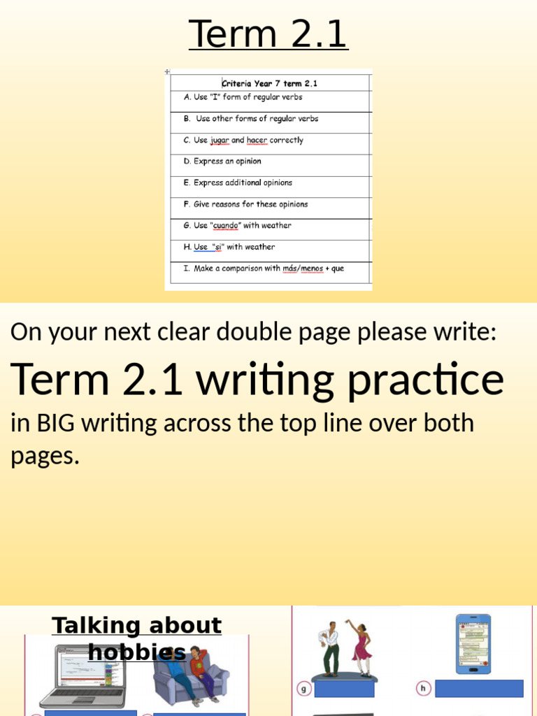 Hobbies Vocabulary and Practice Guide | PDF