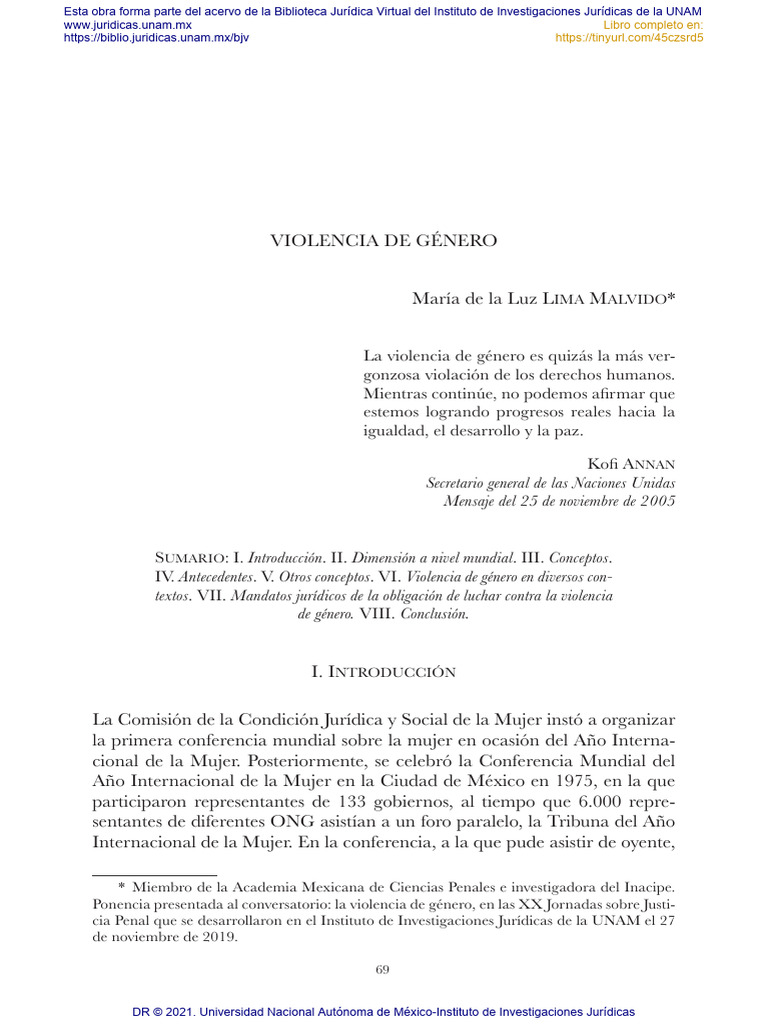 Violencia de Género: Contexto y Acciones | PDF | La violencia contra ...