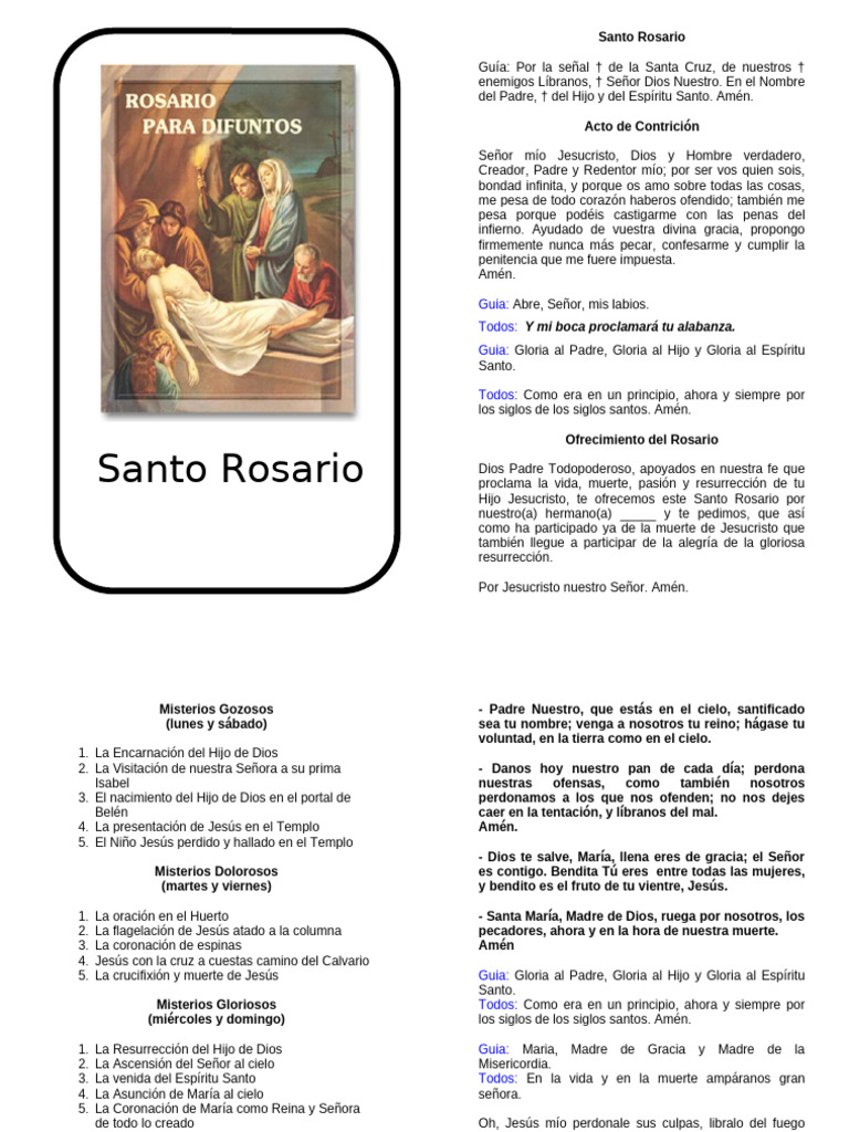 Final del Santo Rosario | PDF | María, madre de Jesús | orador del Señor