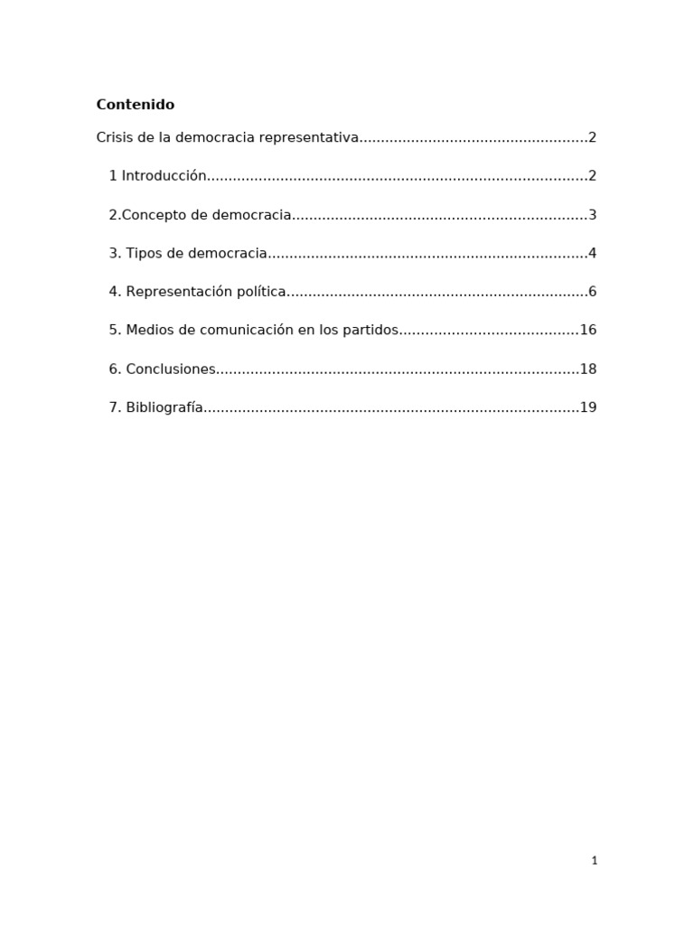 Crisis de la Democracia Representativa en México | PDF | Democracia ...