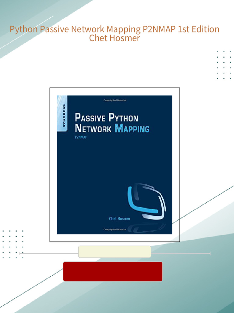 Python Passive Network Mapping P2NMAP 1st Edition Chet Hosmer All ...