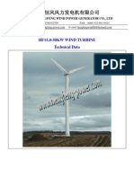 Hf15!0!50kw Wind Turbine Free Stand Tower