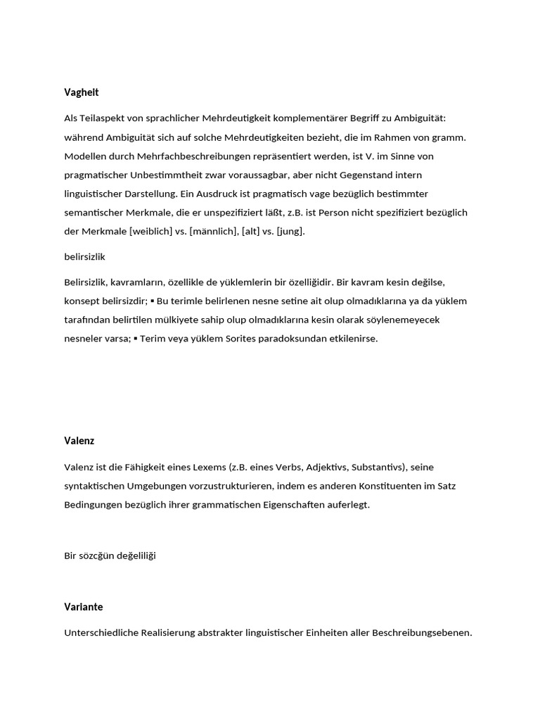 Linguistische Fachbegriffe 9 | PDF