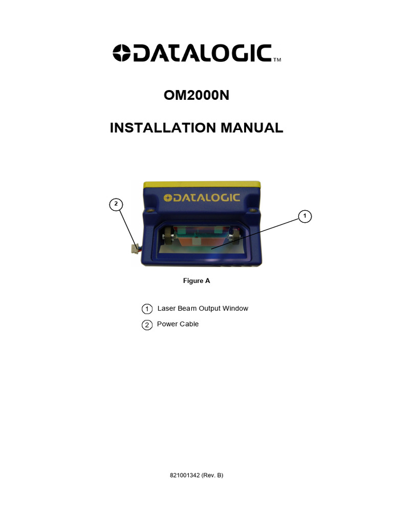 OM2000N Installation Manual | PDF | Image Scanner | Electromagnetic ...