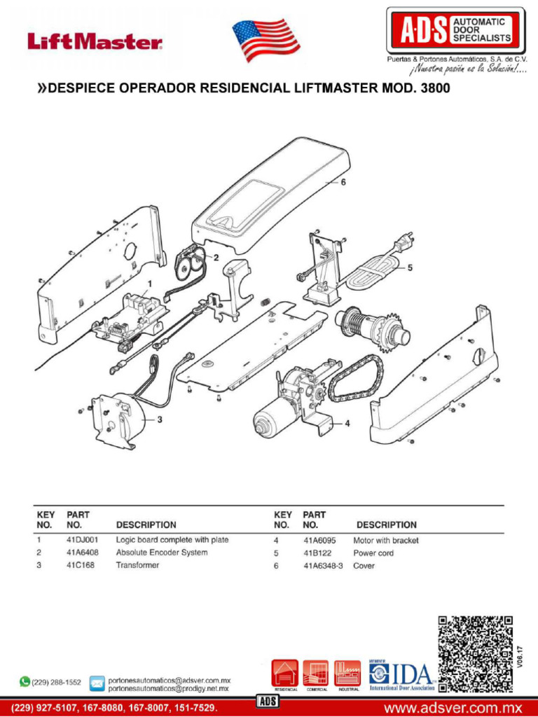 Liftmaster Mod. 3800 | PDF