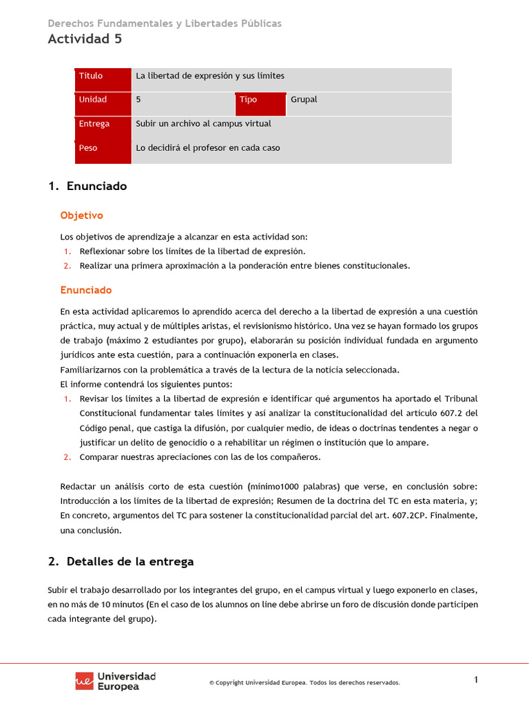 Aag Ua5 | PDF | Libertad de expresión | Derecho Constitucional