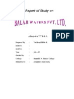 Balaji Wafers Pvt. Ltd. T. Y. B.B.a.